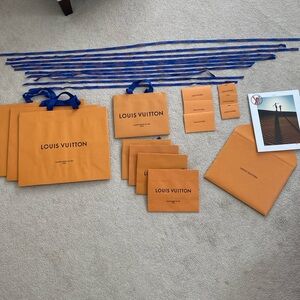 Louis Vuitton Gift Bag/ Tag Bundle